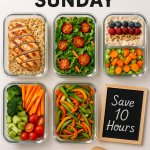 Meal Prep Sunday: 5 Recipes That Save 10 Hours Per Week