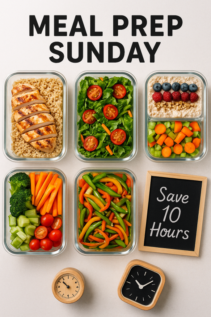Meal Prep Sunday: 5 Recipes That Save 10 Hours Per Week