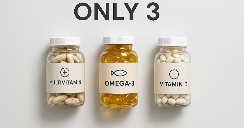 The Only 3 Supplements You Actually Need (Science-Backed)