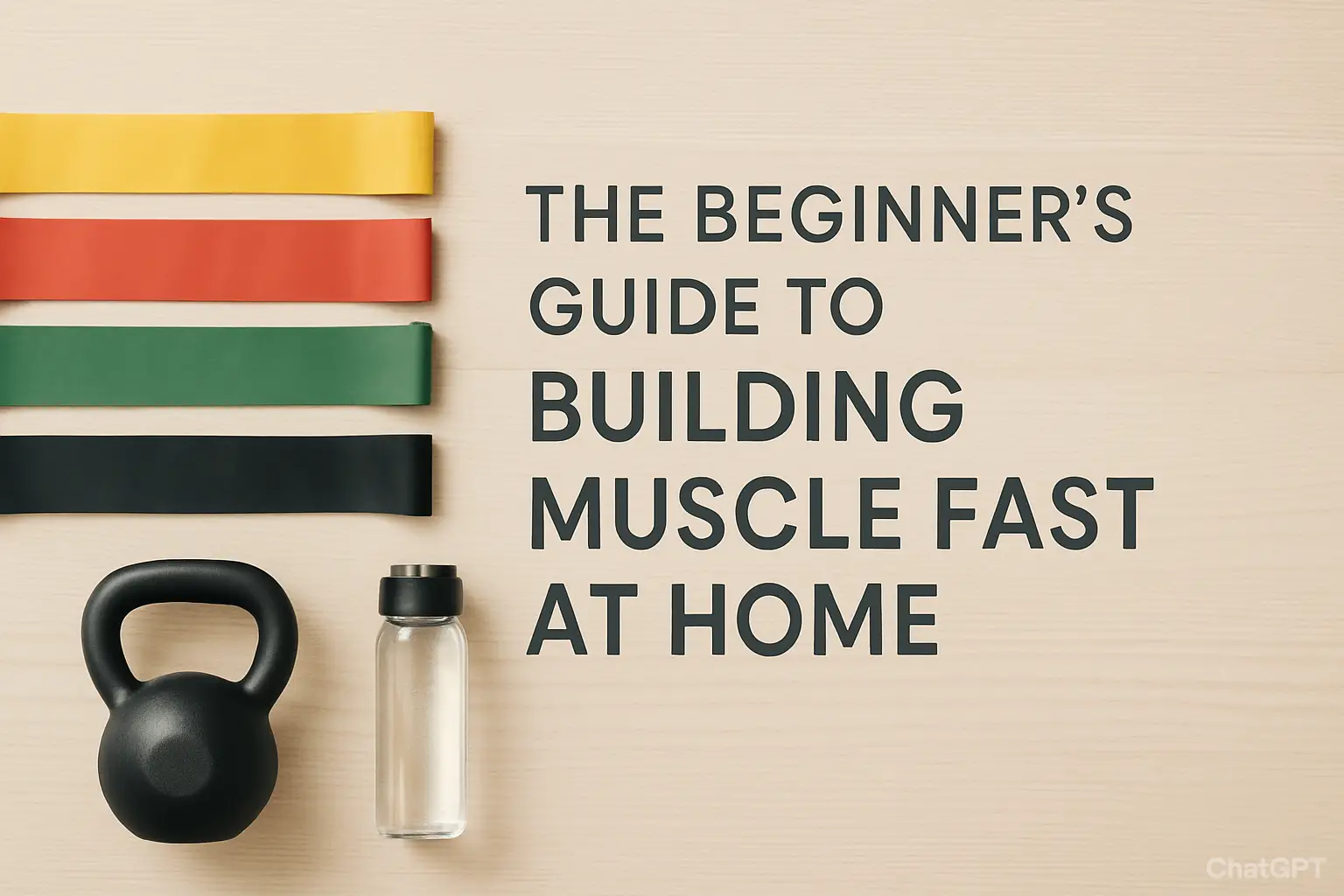 The Beginner’s Guide to Building Muscle Fast at Home