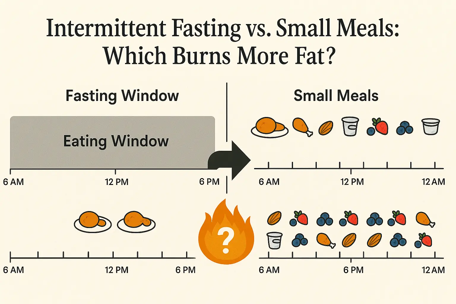 Intermittent Fasting vs. Small Meals: Which Burns More Fat?