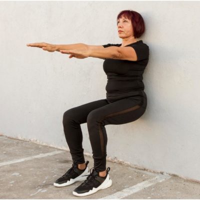 Weak Knees and Hips? This 3-Minute Wall Sit Workout Can Help