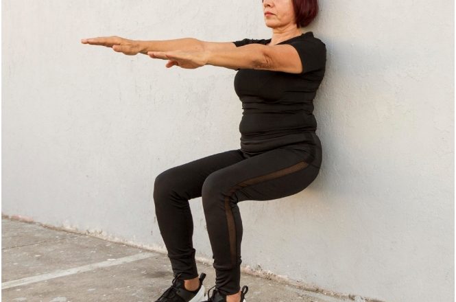 Weak Knees and Hips? This 3-Minute Wall Sit Workout Can Help